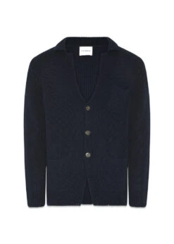 Clipper Derby Knit Blazer - Navy