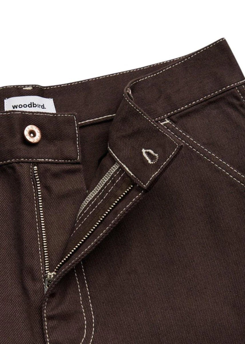 Woodbird Dizzon Craft Pant - Brown 4 Woodbird Dizzon Craft Pant - Brown - Billede 2