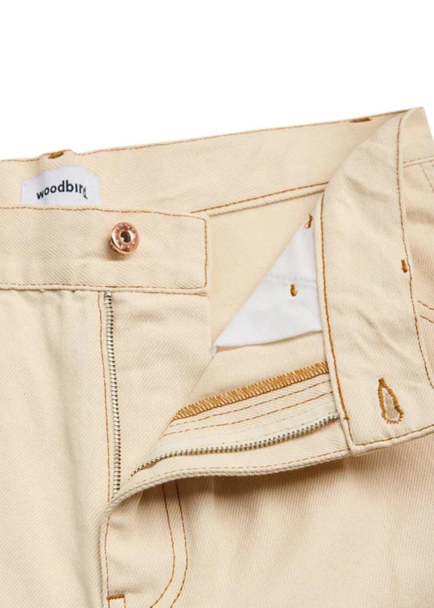 Woodbird Dizzon Craft Pant - Off White 4 Woodbird Dizzon Craft Pant - Off White - Billede 2