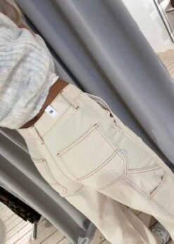 Woodbird Dizzon Craft Pant - Off White 11 Woodbird Dizzon Craft Pant - Off White -Butler Loftet Butik Dizzon Craft Pant Off White Woodbird 5