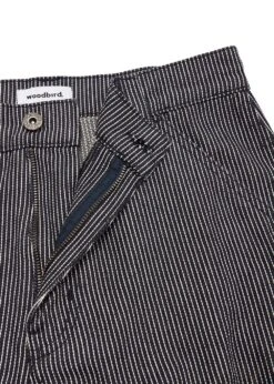 Woodbird Dizzon Pin Pant - Navy-White -Butler Loftet Butik Dizzon Pin Pant Navy White Woodbird 3