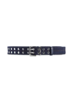 Ganni Double Eyelet Belt Denim - Dark Navy