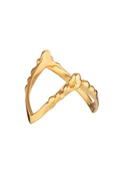 Drippy V-Ring - Goldplated