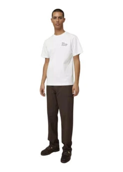 Foret FARM T-SHIRT - White/Navy -Butler Loftet Butik FARM T SHIRT WhiteNavy Foret 3