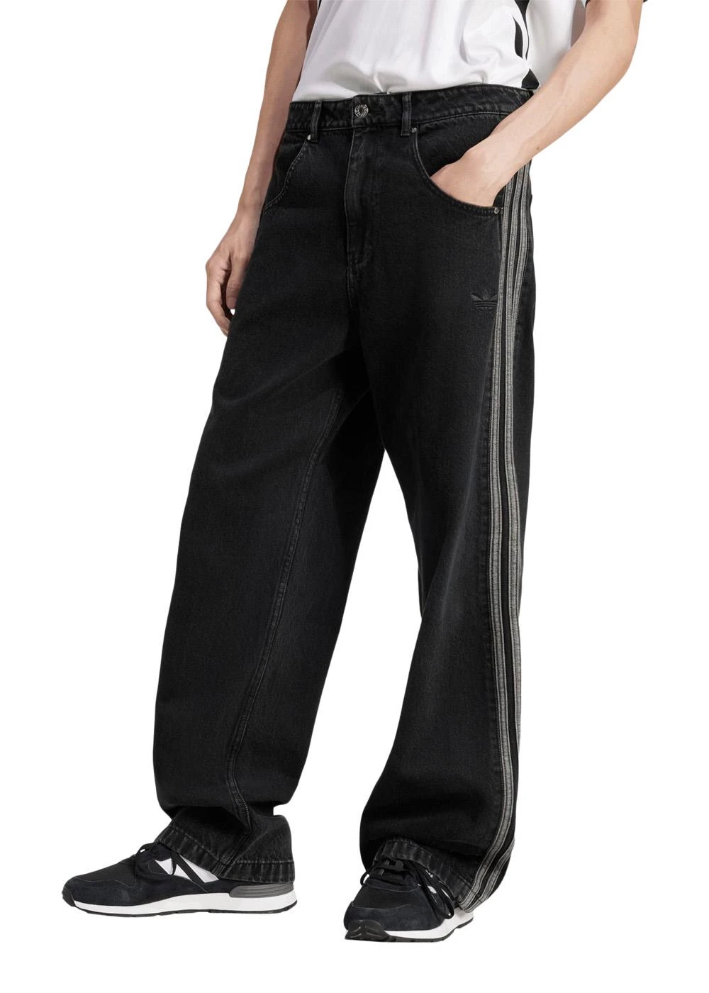 Adidas Originals FIREBIRD PANTS - True Black Denim 6 Adidas Originals FIREBIRD PANTS - True Black Denim - Billede 4