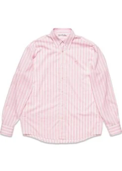 Acne Studios FN-MN-SHIR000776 - Pink/White