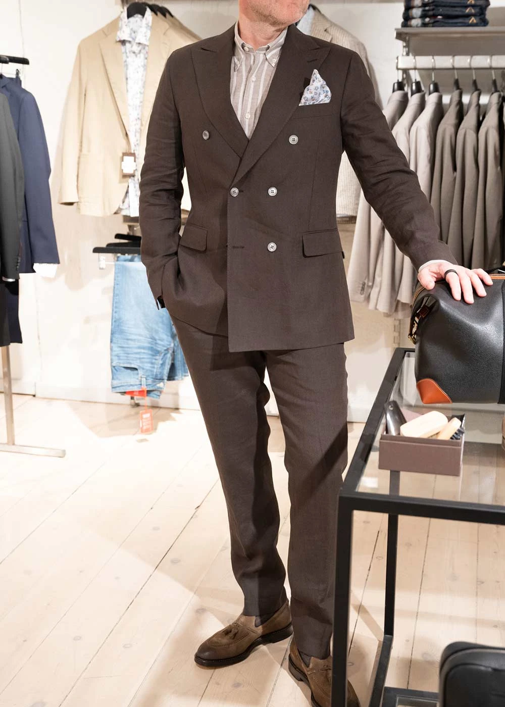 Oscar Jacobson Farris Blazer - Brown Elk 4 Oscar Jacobson Farris Blazer - Brown Elk - Billede 2