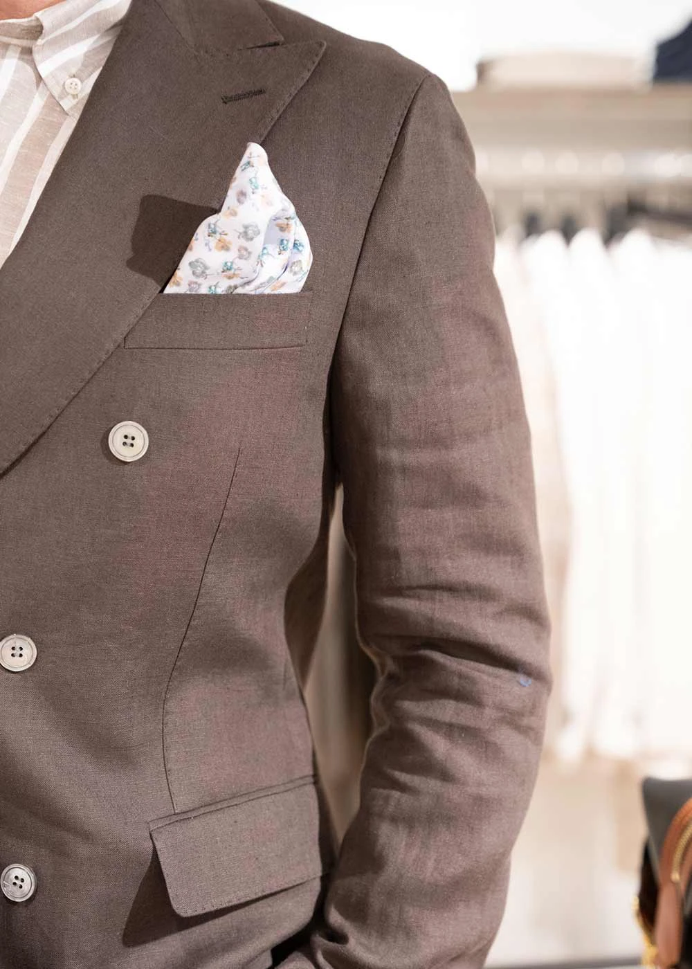 Oscar Jacobson Farris Blazer - Brown Elk 5 Oscar Jacobson Farris Blazer - Brown Elk - Billede 3