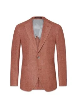 Oscar Jacobson Ferry Patch Soft Blazer - Rosé Pink