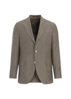 Oscar Jacobson Ferry Soft Blazer - Dusk Brown