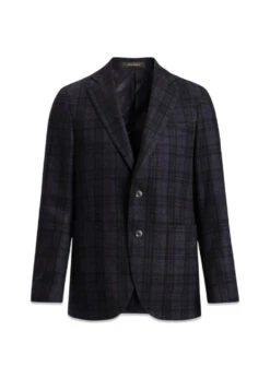 Oscar Jacobson Fogerty Patch Blazer - Navy