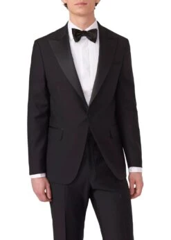 Oscar Jacobson Frampton Tux Blazer - Black -Butler Loftet Butik Frampton Tux Blazer Black Oscar Jacobson 3