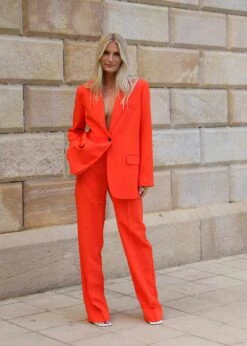 Modström Gale Pants - Bright Cherry -Butler Loftet Butik Gale pants Bright Cherry Modstrom 2