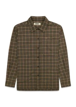 Woodbird Glixto Check Shirt - Brown
