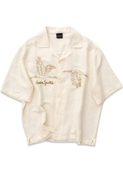 Goose Cotton Linen Lyocell Shirt - Beige