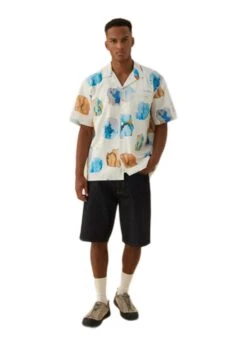 Foret HUSH SS SHIRT - Cloud Printed -Butler Loftet Butik HUSH SS SHIRT Cloud Printed Foret 3