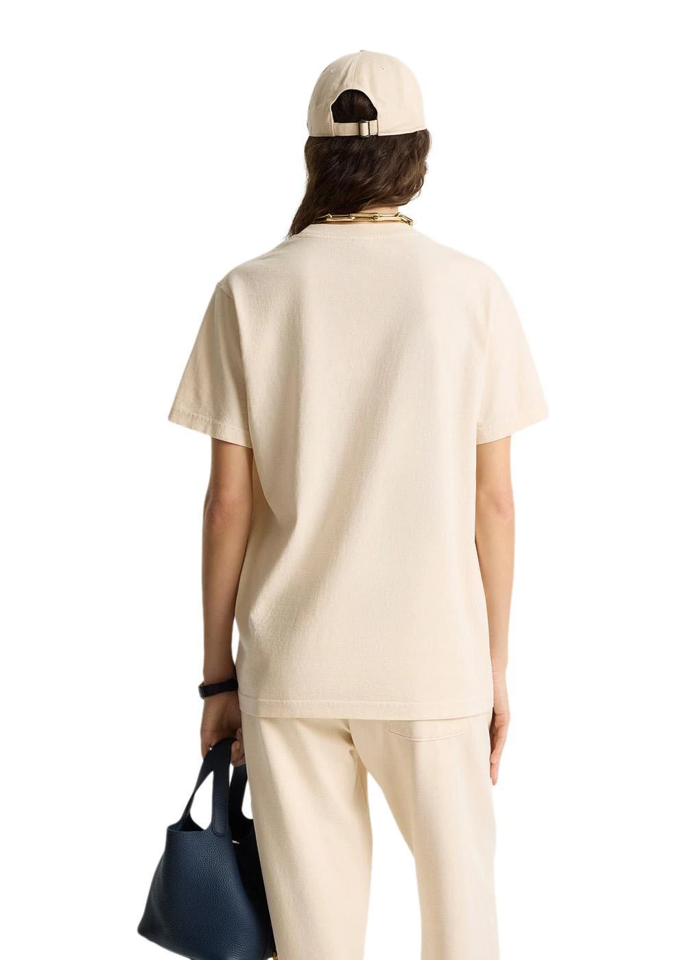 H&W Crest T-Shirt - Cream 5 H&W Crest T-Shirt - Cream - Billede 3