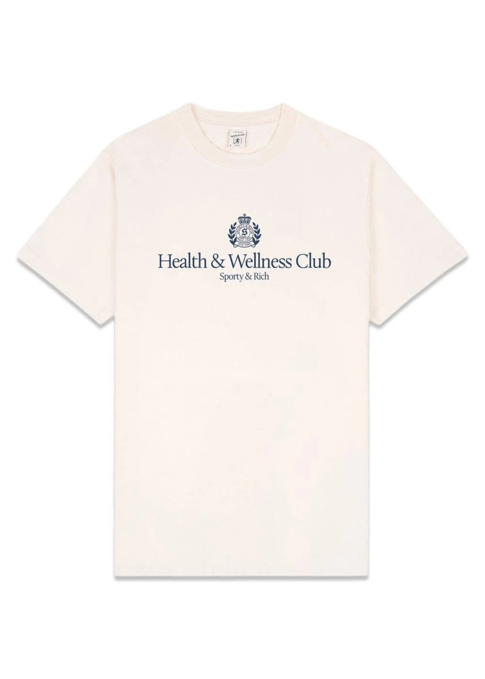 H&W Crest T-Shirt - Cream 3 H&W Crest T-Shirt - Cream