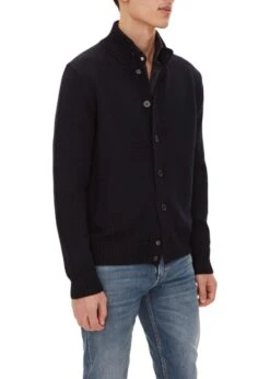 Oscar Jacobson Hamilton Cardigan - Navy 6 Oscar Jacobson Hamilton Cardigan - Navy -Butler Loftet Butik Hamilton Cardigan Navy Oscar Jacobson 2