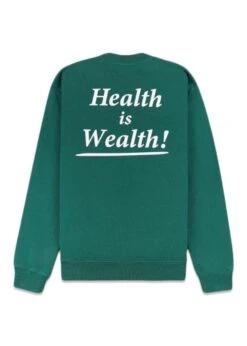 Health Is Wealth Crewneck - Alpine -Butler Loftet Butik Health Is Wealth Crewneck Alpine Sporty Rich 2