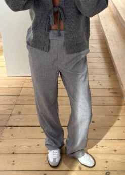 Modström HeartMD Pants - Grey Melange -Butler Loftet Butik HeartMD pants Grey Melange Modstrom 4