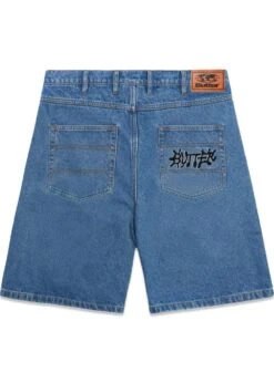 INK DENIM SHORTS - Worn Blue 7 INK DENIM SHORTS - Worn Blue -Butler Loftet Butik INK DENIM SHORTS Worn Blue Butter Goods 2