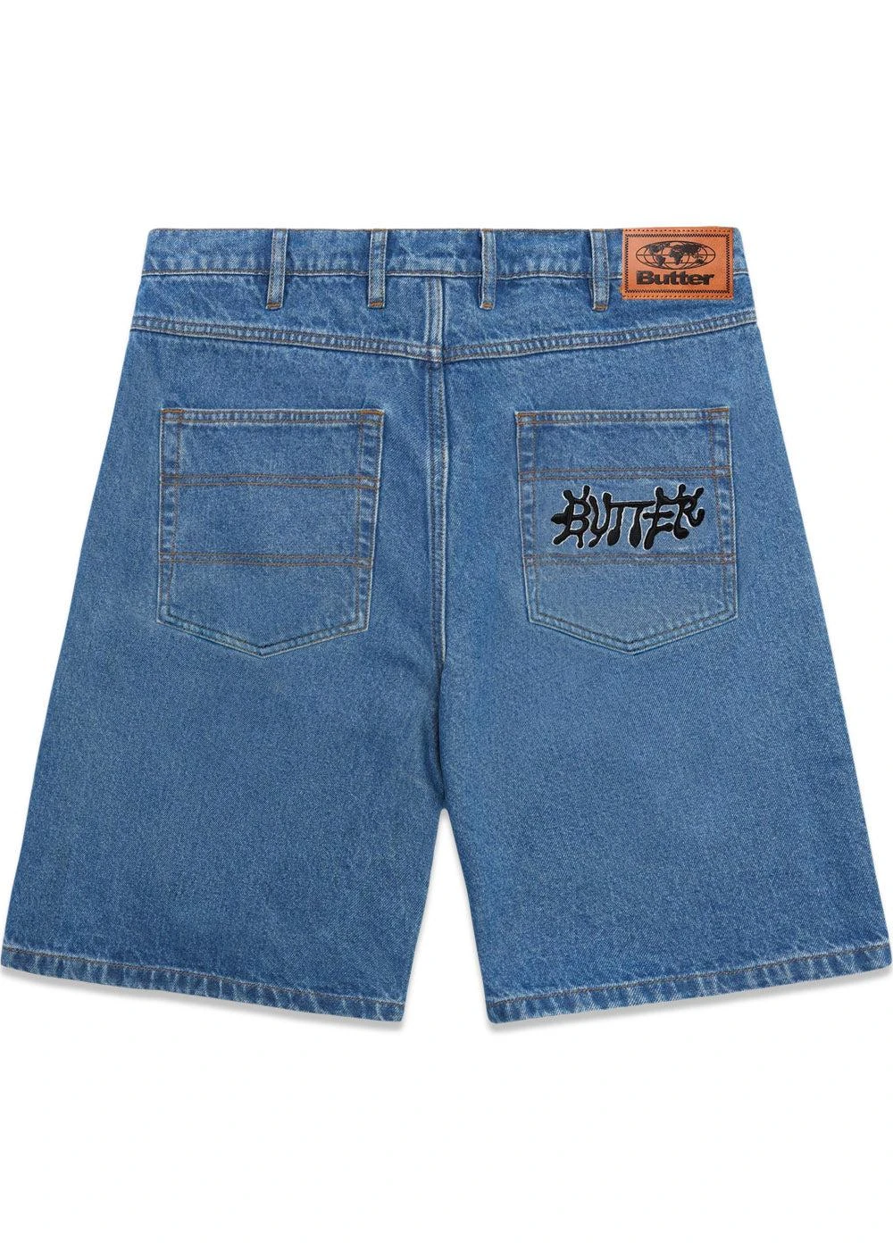 INK DENIM SHORTS - Worn Blue 4 INK DENIM SHORTS - Worn Blue - Billede 2