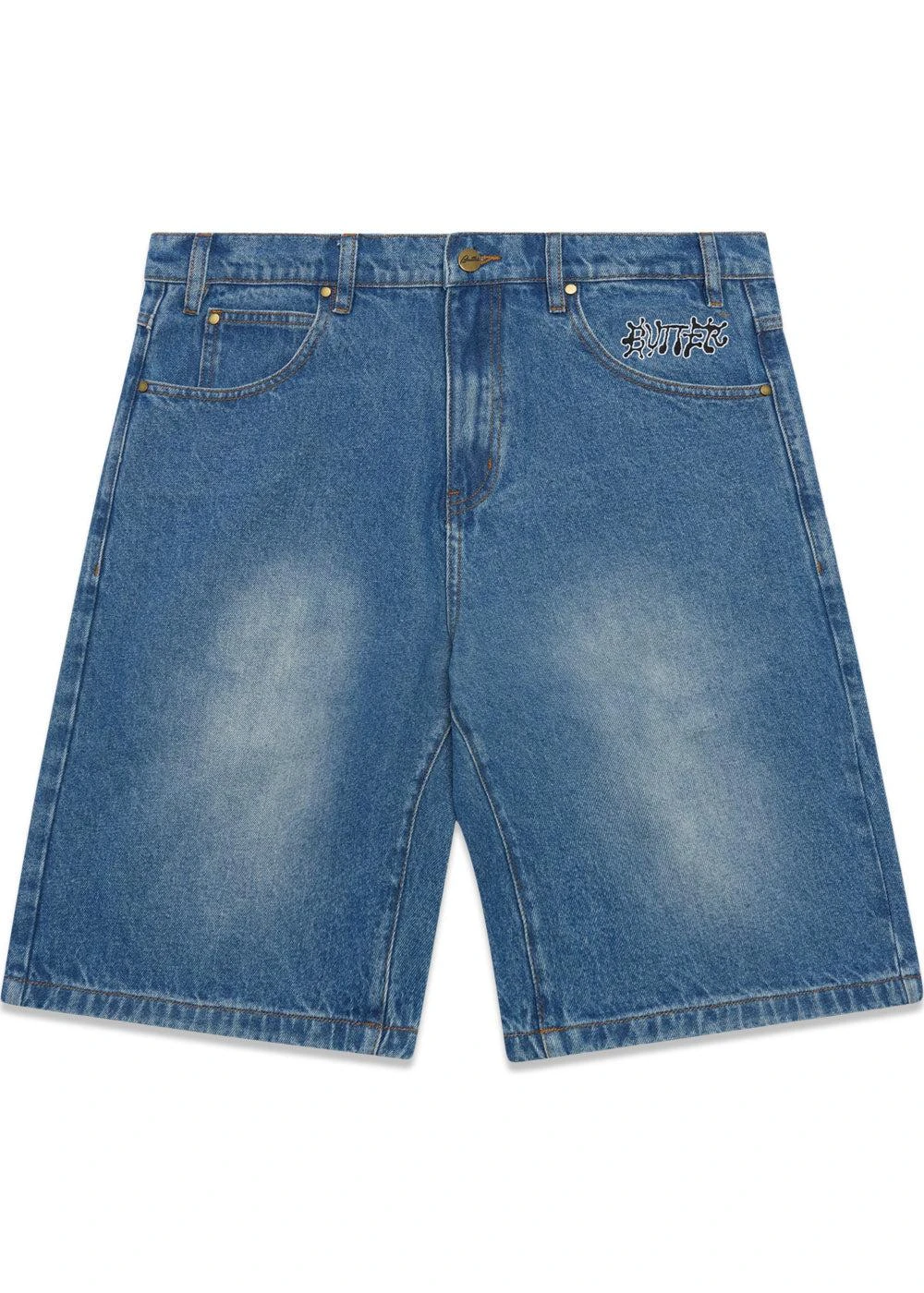 INK DENIM SHORTS - Worn Blue 3 INK DENIM SHORTS - Worn Blue