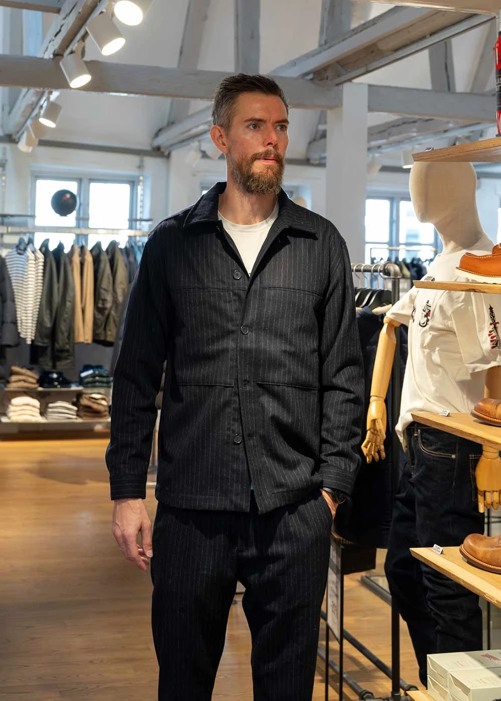 Isak 1630 - Navy Stripe 4 Isak 1630 - Navy Stripe - Billede 2