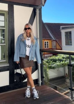 Modström IsmaelMD Short Skirt - Brown -Butler Loftet Butik IsmaelMD short skirt Brown Modstrom 4