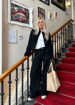 Modström IsoldeMD Solid Pants - Black 11 Modström IsoldeMD Solid Pants - Black -Butler Loftet Butik IsoldeMD solid pants Black Modstrom 5