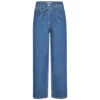 Modström IsoldeMD Solid Pants - Distressed Blue 1 Modström IsoldeMD Solid Pants - Distressed Blue -Butler Loftet Butik IsoldeMD solid pants Distressed Blue Modstrom