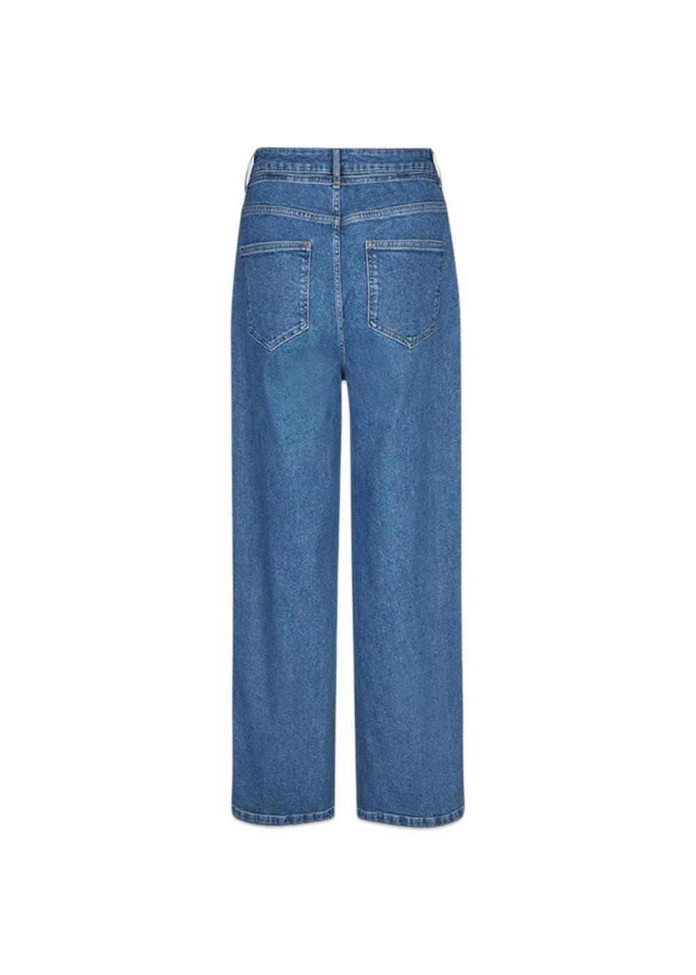 Modström IsoldeMD Solid Pants - Distressed Blue 6 Modström IsoldeMD Solid Pants - Distressed Blue - Billede 4