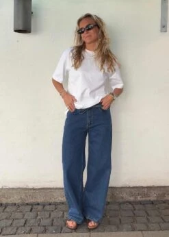 Modström IsoldeMD Solid Pants - Distressed Blue 14 Modström IsoldeMD Solid Pants - Distressed Blue -Butler Loftet Butik IsoldeMD solid pants Distressed Blue Modstrom 6