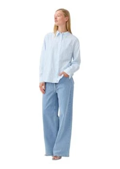 Modström IsoldeMD Solid Pants - Light Blue Wash -Butler Loftet Butik IsoldeMD solid pants Light Blue Wash Modstrom 4