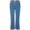 Modström Isoldemd Solid Cropped Jeans - Distressed Blue