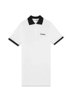 JOSEPHINE POLO DRESS - White