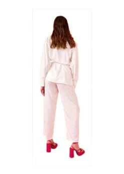 Jade Trousers - White -Butler Loftet Butik Jade trousers White HUNKON 3