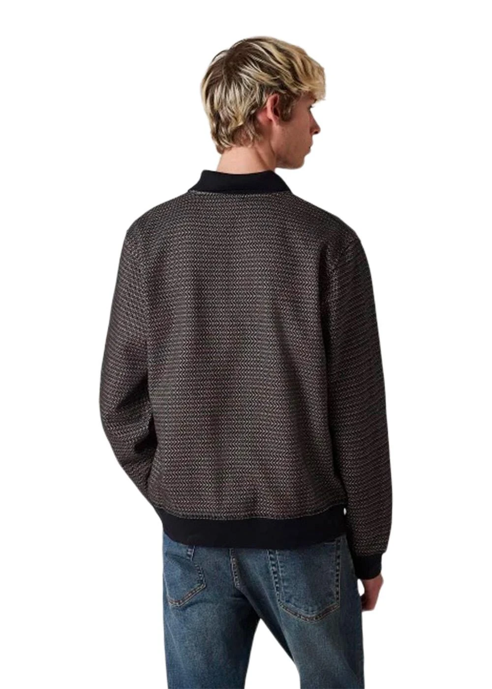 Jersey Jacket - Very Dark Navy 4 Jersey Jacket - Very Dark Navy - Billede 2