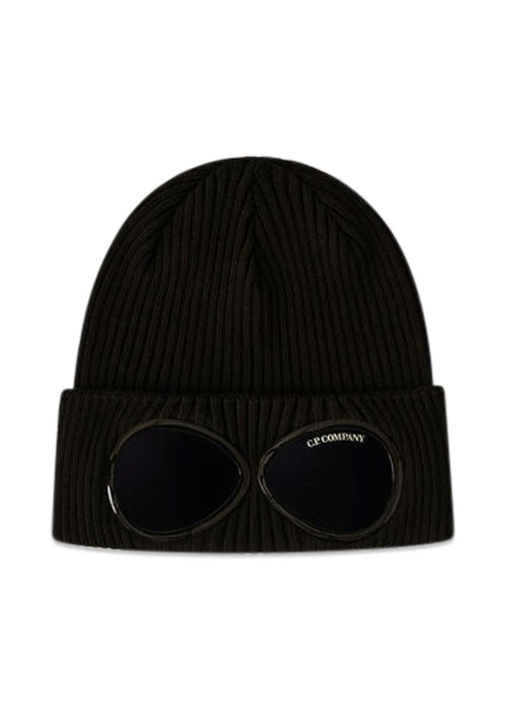 C.P. Company KNIT CAP GOGGELS - Black 3 C.P. Company KNIT CAP GOGGELS - Black