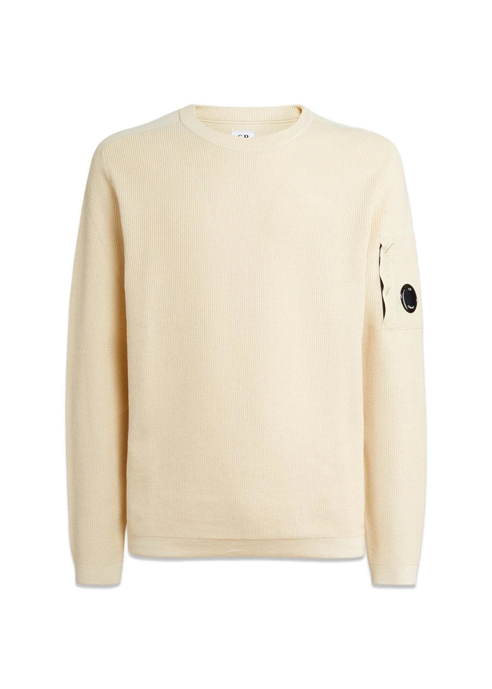 C.P. Company KNITWEAR - CREW NECK - Gauze White 3 C.P. Company KNITWEAR - CREW NECK - Gauze White
