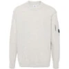 C.P. Company KNITWEAR CREW NECK - Grey Melange -Butler Loftet Butik KNITWEAR CREW NECK Grey Melange C P Company