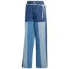 Adidas Originals KSENIASCHNAIDER PATCHWORK JEANS - Indigo Denim / Medium Blue Denim / Light Denim