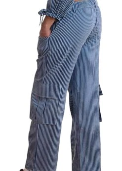 Neo Noir Kelly Stripe Pants - Blue -Butler Loftet Butik Kelly Stripe Pants Blue Neo Noir 4