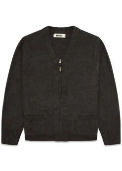Woodbird Koon Zip Cardigan - Black