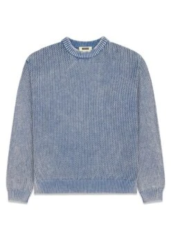 Woodbird Kurt Mesh Knit - Deep Cobalt
