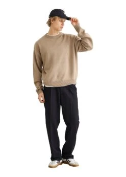 Woodbird Kurt Base Knit - Stone -Butler Loftet Butik Kurt base Knit Stone Woodbird 2