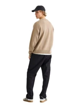 Woodbird Kurt Base Knit - Stone -Butler Loftet Butik Kurt base Knit Stone Woodbird 3