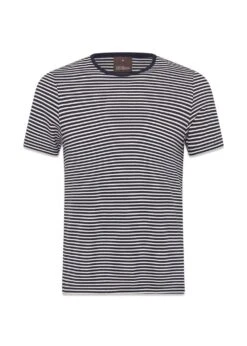 Oscar Jacobson Kyran Striped T-shirt - Navy White