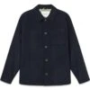 Foret LODGE WOOL JACKET - Navy -Butler Loftet Butik LODGE WOOL JACKET Navy Foret